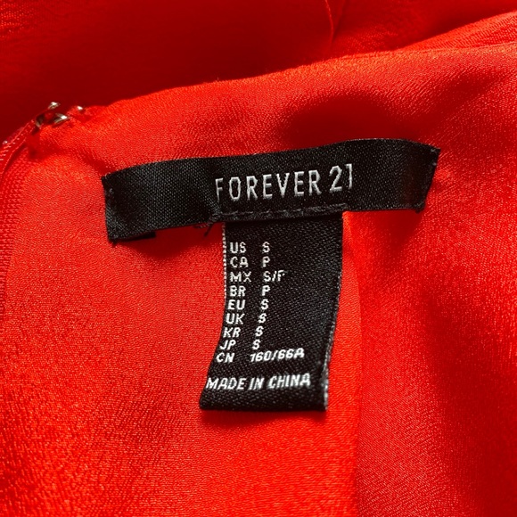 Forever 21 orange romper❤️ - Picture 4 of 4